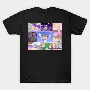 "Hadley" Illustration Collage T-Shirt